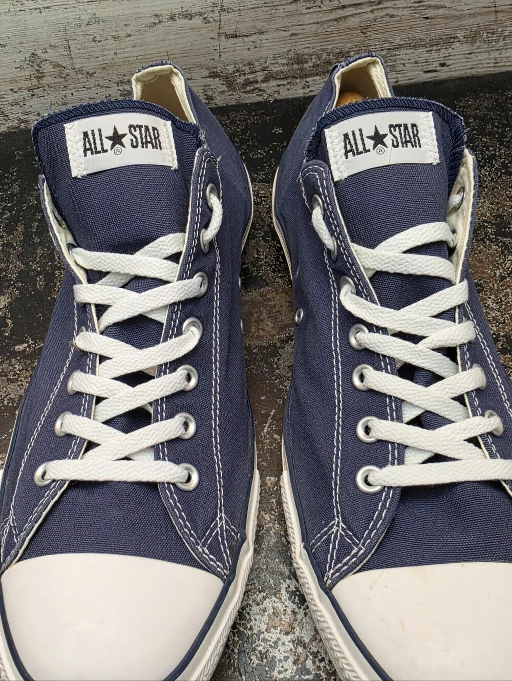 Mens Converse Chuck Taylor All Star Low Top Athletic Shoes Sz 17 Eur 53 Navy Blu